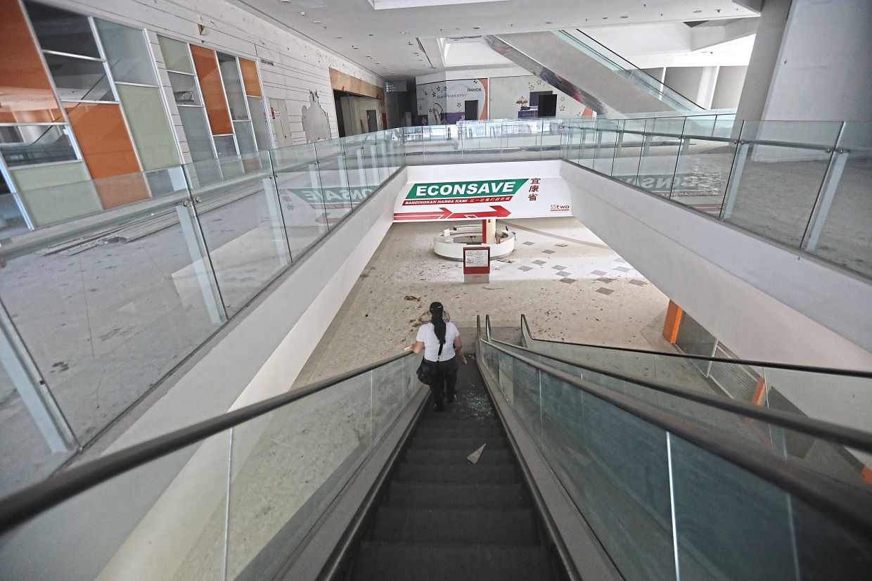 An exclusive tour inside the mall shows that much of the interior is intact, 