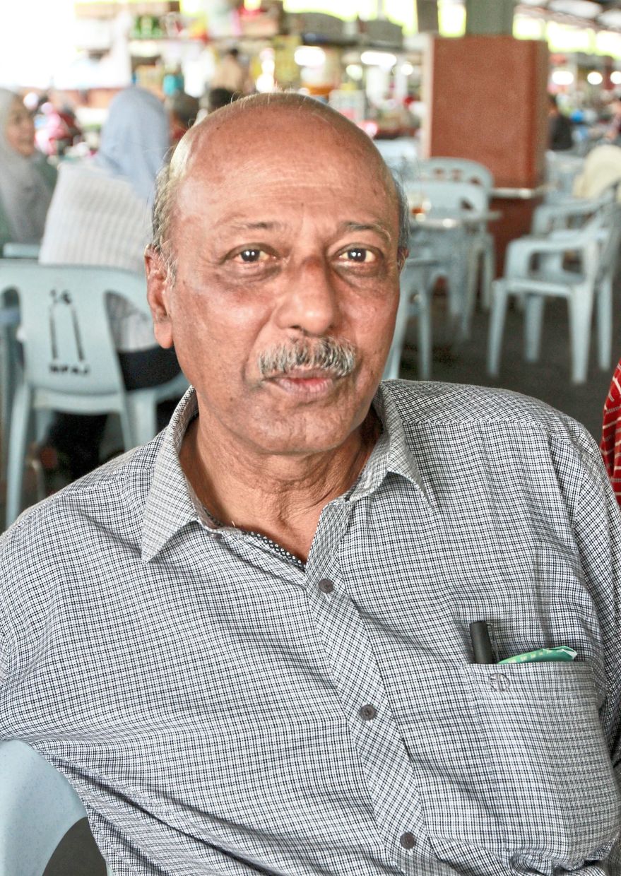 Thomas says there is no space for the elderly to socialise and stay active.