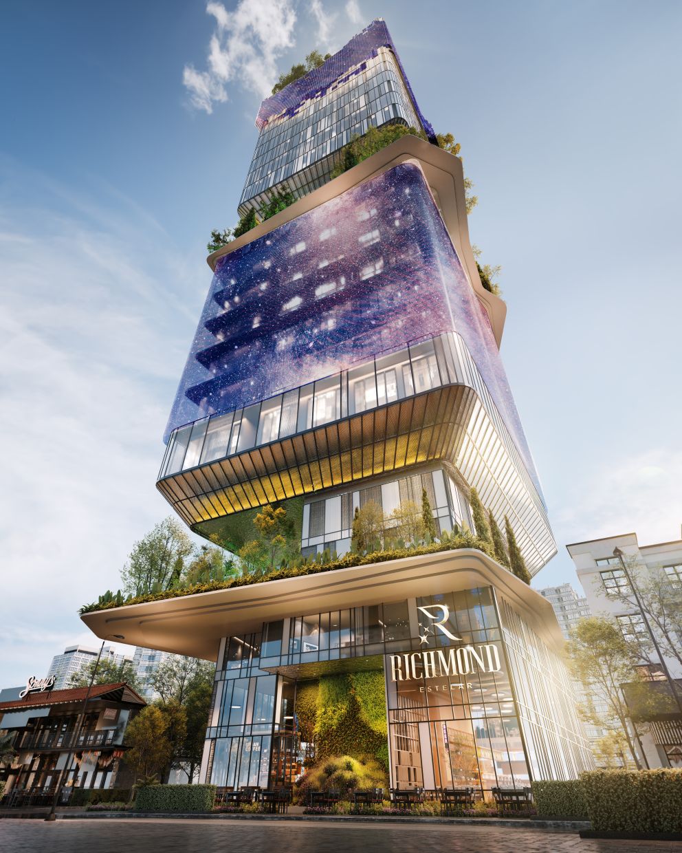 Situated in the heart of the city centre, this landmark project offers a limited collection of 199 hotel suites.