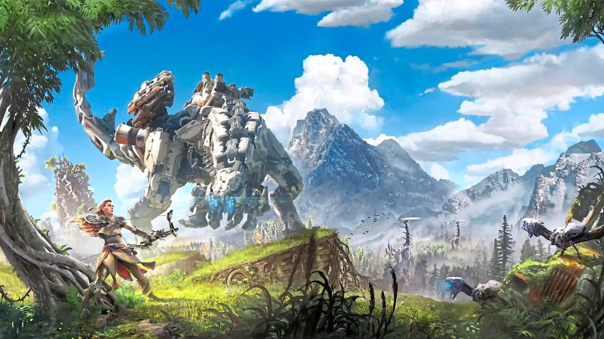 Video games, like Guerilla Games’ Horizon Zero Dawn shown above, can become an inspiration for how machine learning can help us ‘claw back’ our climate’s sustainability. — Guerrilla Games.