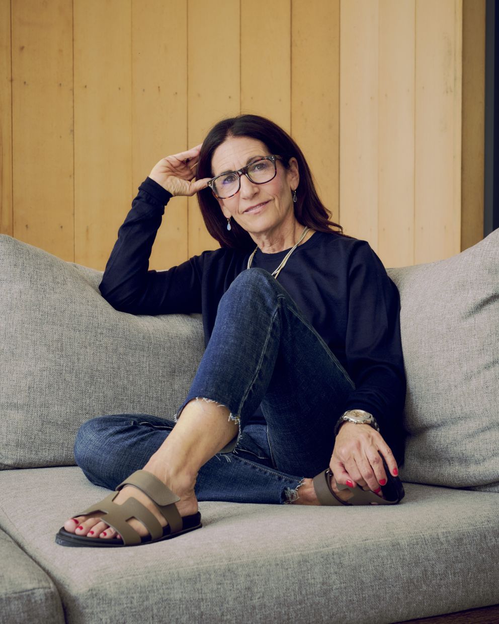Bobbi Brown at her home in August this year. The cosmetics mogul reveals how she started all over again, with Jones Road, after leaving Estee Lauder. Photo: The New York Times