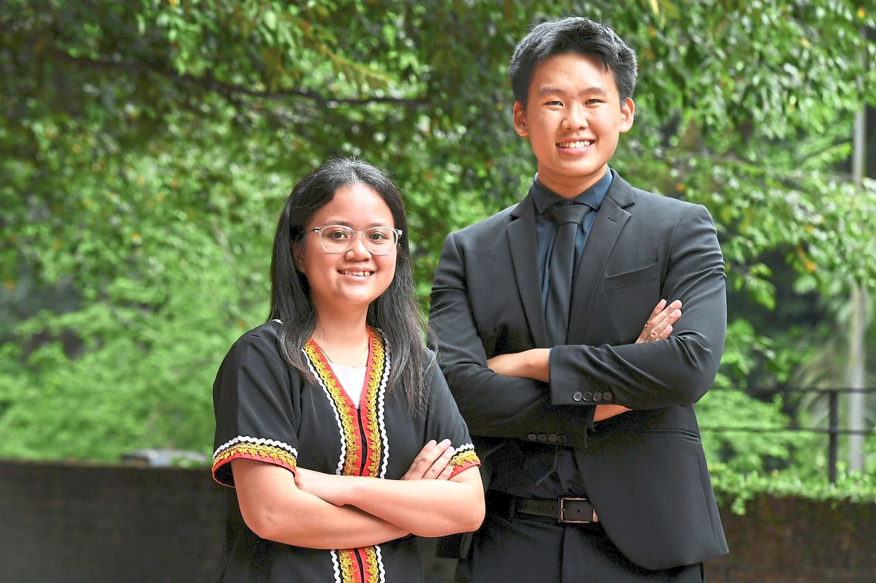 Mercy (left) hopes to create lasting change in her home state of Sarawak, while Lo (right) sees the Gamuda Scholarship as a chance to inspire and nurture the next generation.
