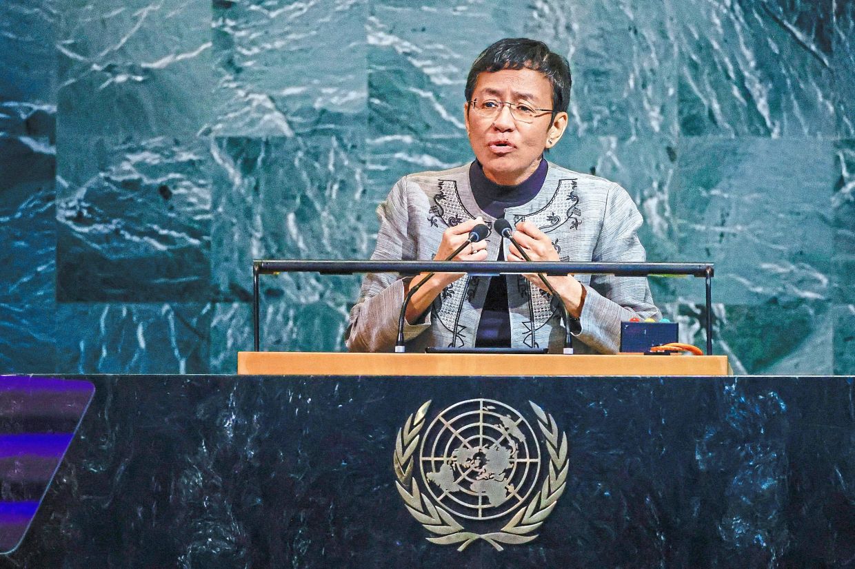 As Ressa argued at UNGA, information integrity is the mother of all battles. — Reuters