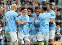 Soccer-Esteve scores two own goals as Burnley lose 5-1 at Man City; Haaland nets twice