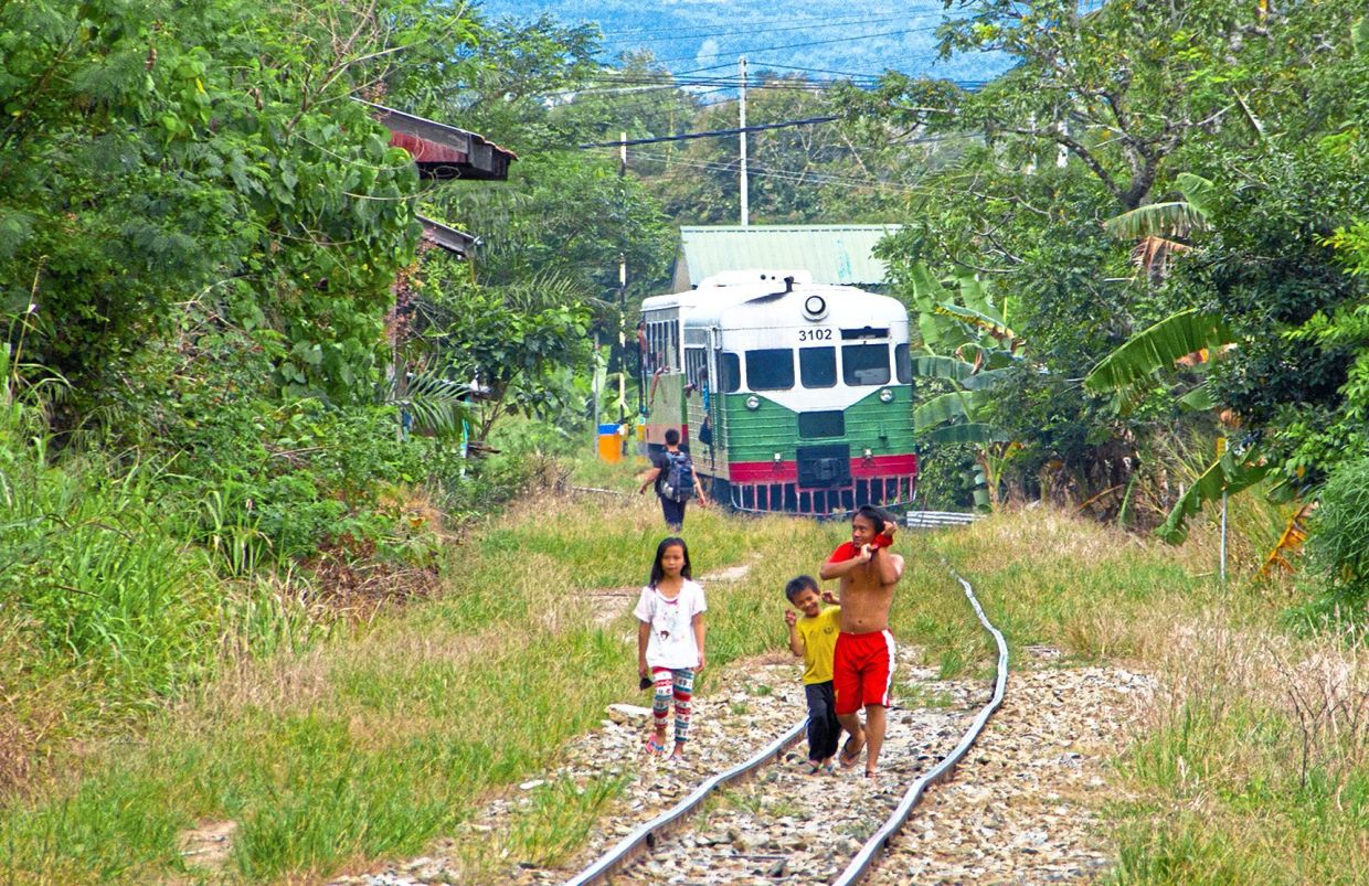 The train from Tenom provides a vital link to Kota Kinabalu city for villagers living along the rail line in Sabah.