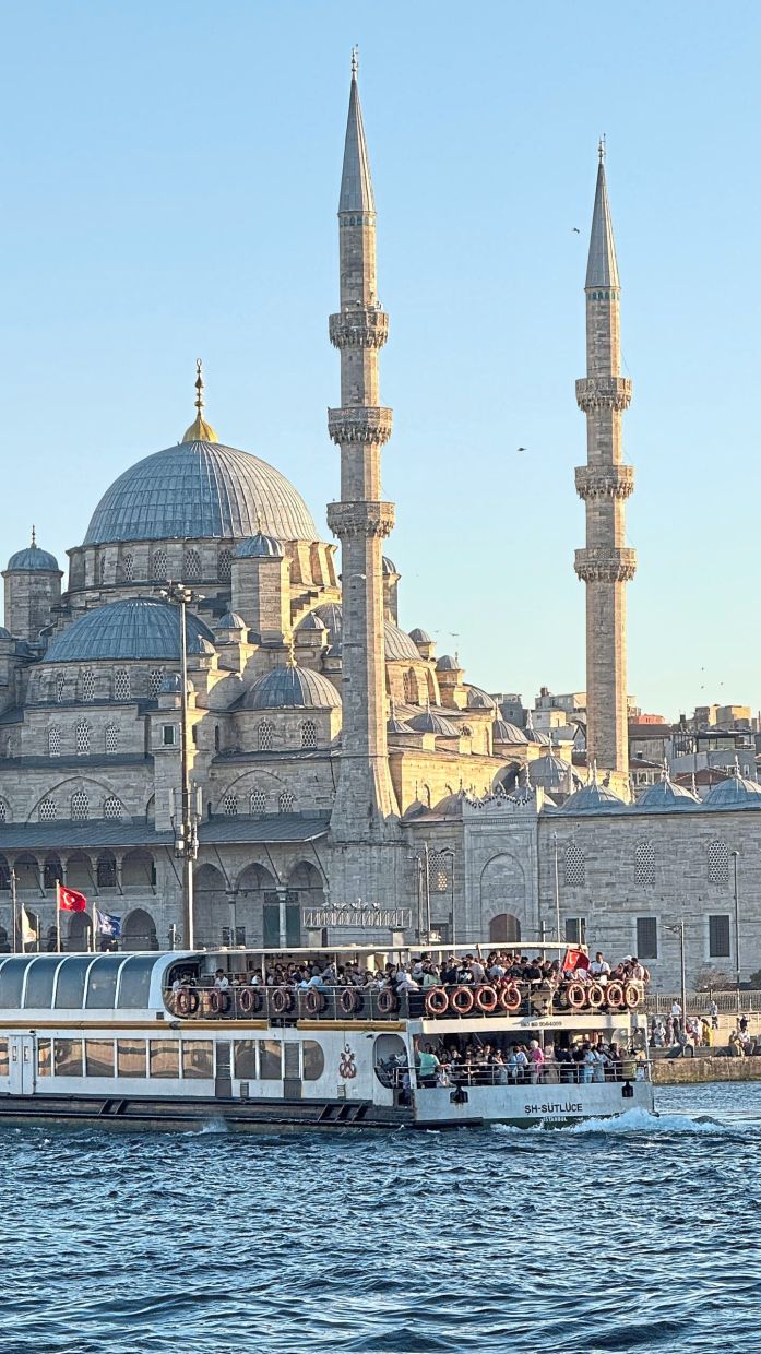 The Bosporus links the Black Sea to the Sea of Marmara, forming a natural boundary between Asia and Europe.