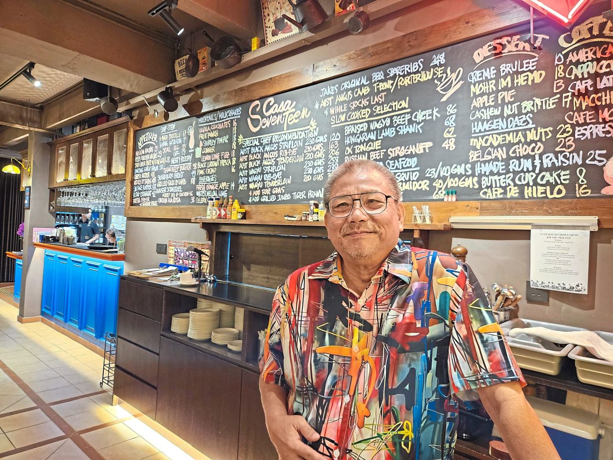 Lau brings Casa Seventeen into the Jake’s Charbroil Steaks family. — Photos: CY Lee/The Star and courtesy pics