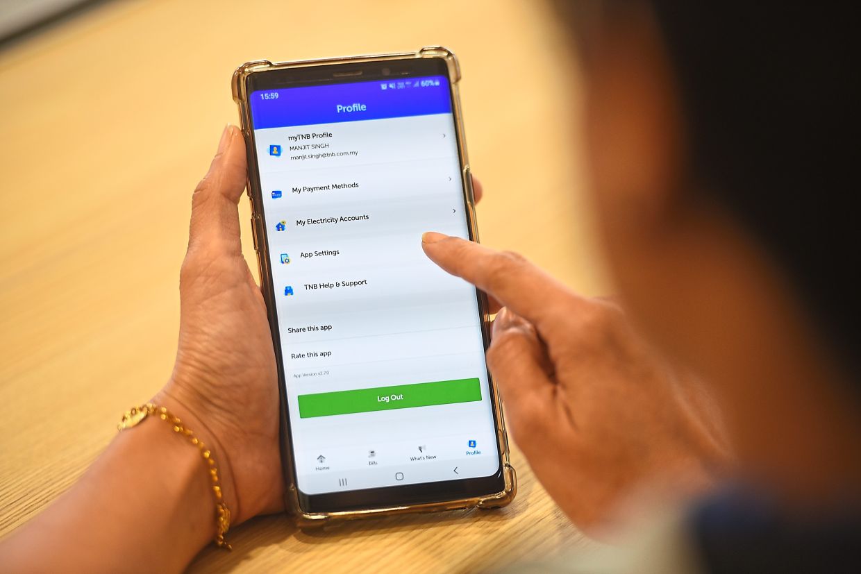 Switching to the ToU tariff scheme is straightforward, as applications can be made online through the myTNB portal. — Filepic