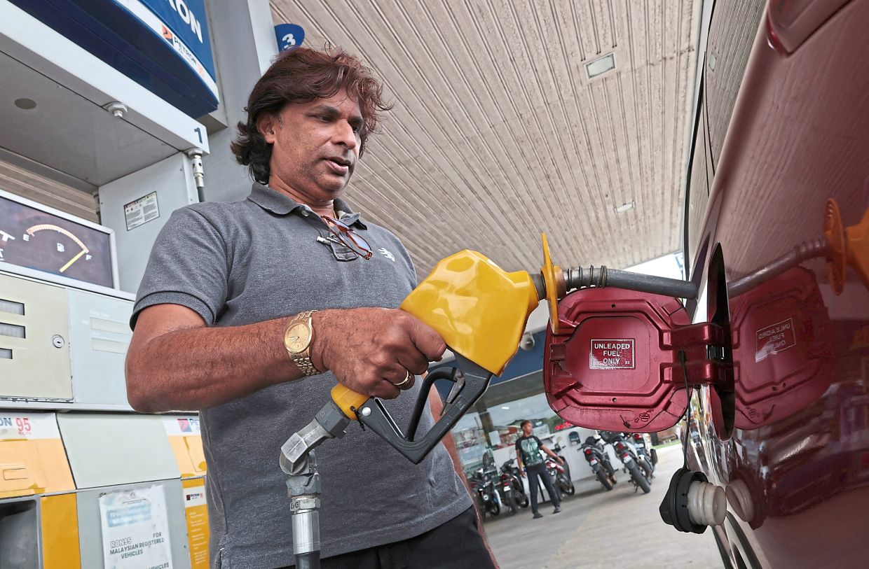 Narayanan said he used more than 300litre of petrol every month. (September 29, 2025) — ZHAFARAN NASIB/The Star.