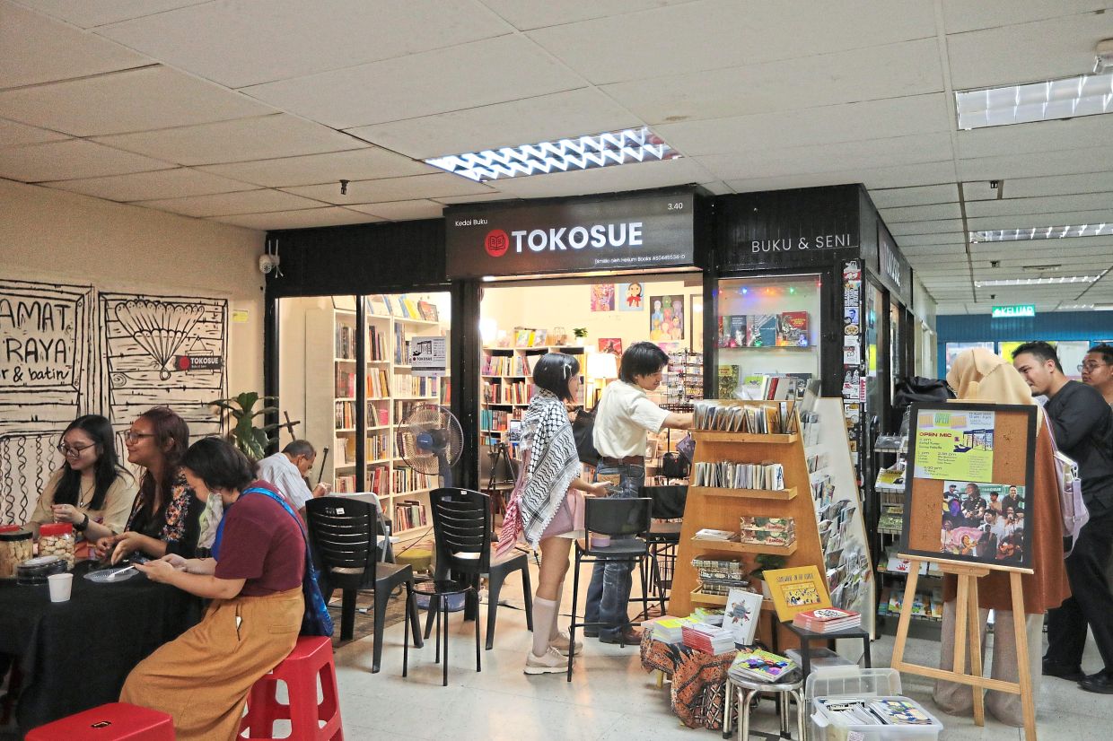Tokosue, which hosted many book launches, zine fairs, and community events over three years, has announced its closure. Photo: The Star/Yap Chee Hong