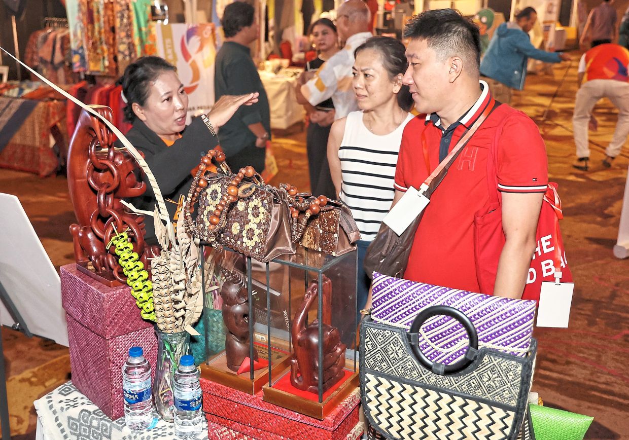 Local vendors showcasing their products and projects at the two-day Selangor Creative Economy Expo 2025 (SCEE25). — MUHAMAD SHAHRIL ROSLI/The Star— MUHAMAD SHAHRIL ROSLI/The Star