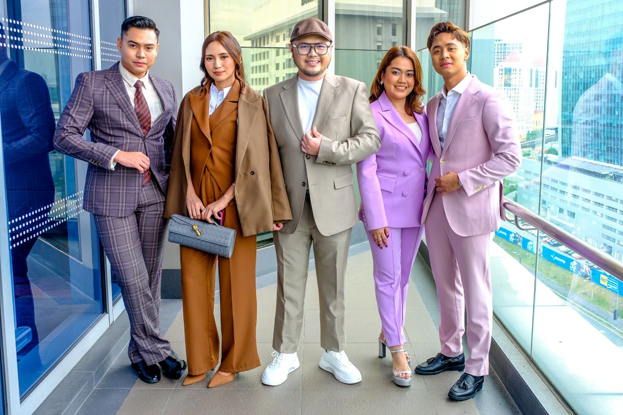 Some of the TVS presenters at the event.