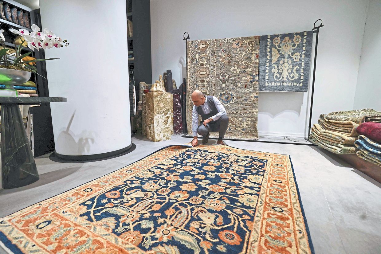 Traditionally, handwoven carpets are given as a wedding dowry but these days more people are buying factory-made ones instead.