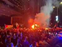 Ultras Malaya gather at US Embassy in protest against Israel's blockade of GSF