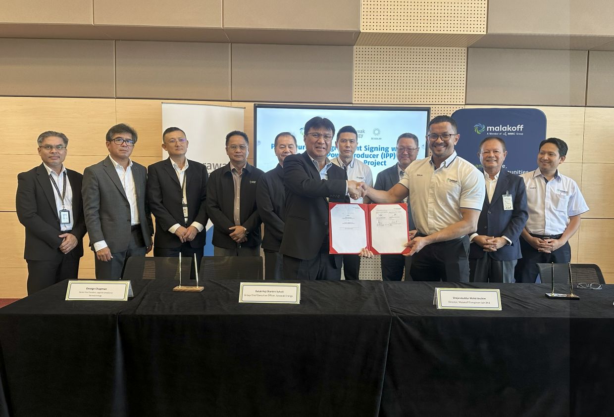 Malakoff's 70%-owned SPV inks 30-year PPA with Sarawak Energy