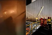 Fire damages Tanjung Bin Energy Power Plant's pollutant removal system and chimney
