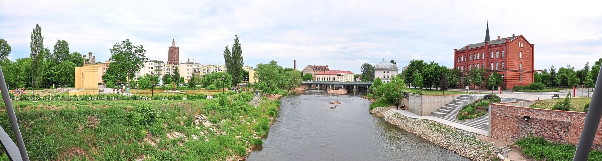 A panoramic view of the town of Guben. — ALA KOT/Wikimedia Commons