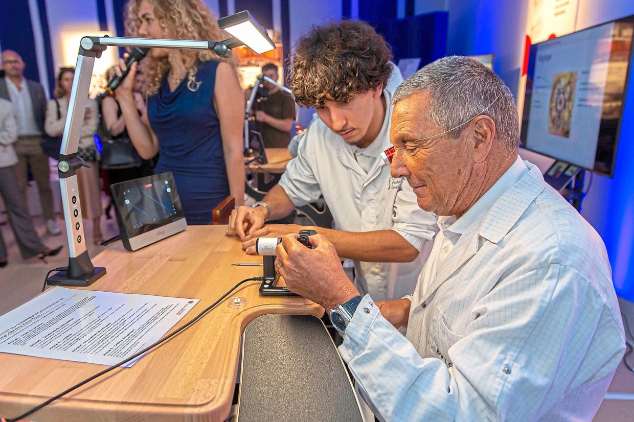 Watching the masters at work.