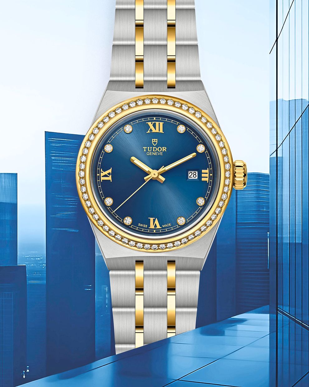 The latest Tudor Royal with striking blue face.