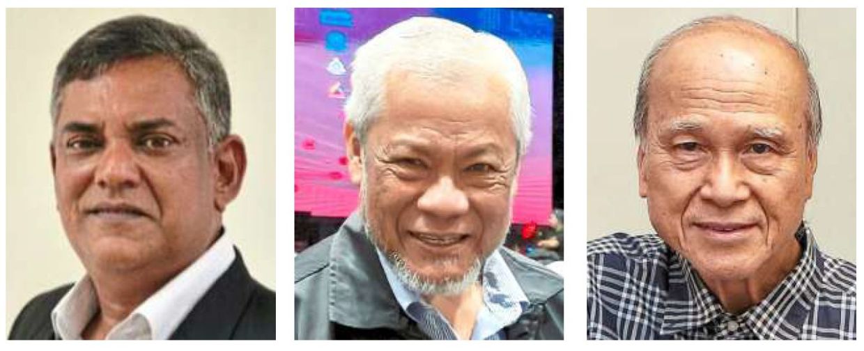 Invest in people: (From left) Sundramoorthy, Ayub and Lee.