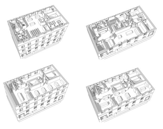 A visual of what the interior will look like at the Maison des Arts & de la Culture Horlogère.
