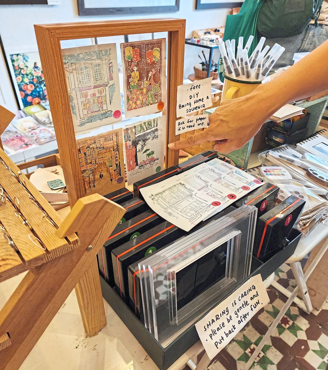 Look out for craft shops that have their own souvenir stamps. — FLOREY D. MIKIL/The Star