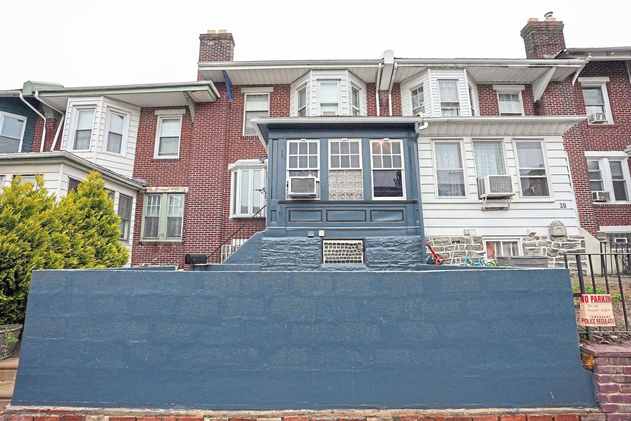 The exterior of Mays' 'Collage Barrage' home. — HGTV/TNS