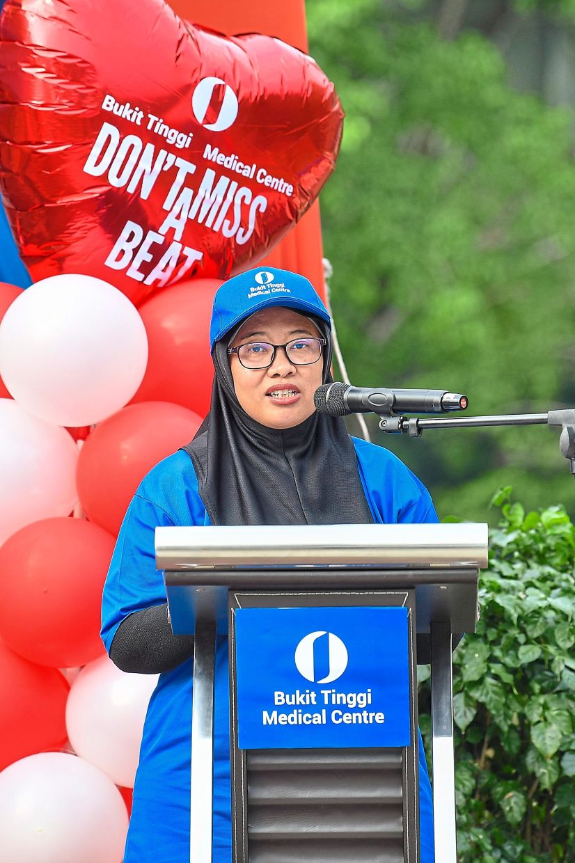 Norliza believes better health starts with brisk walking.