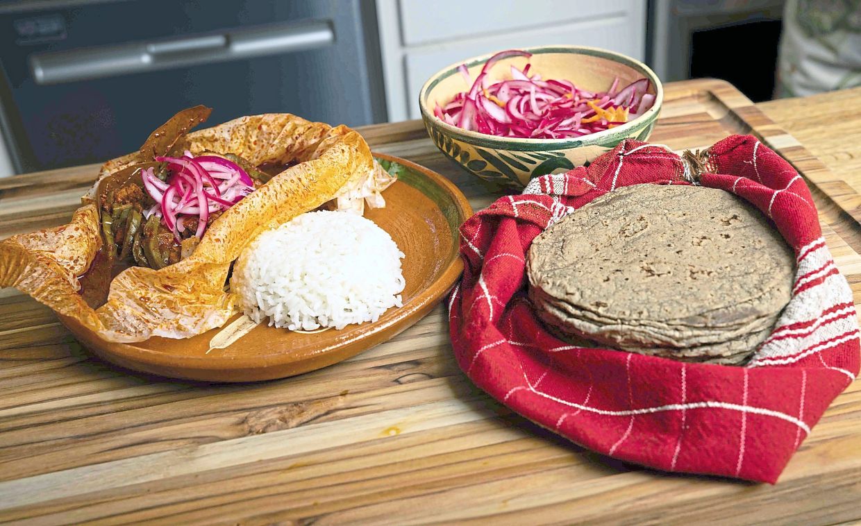 Mixiotes are traditionally eaten at weddings, special occasions, or celebrations.