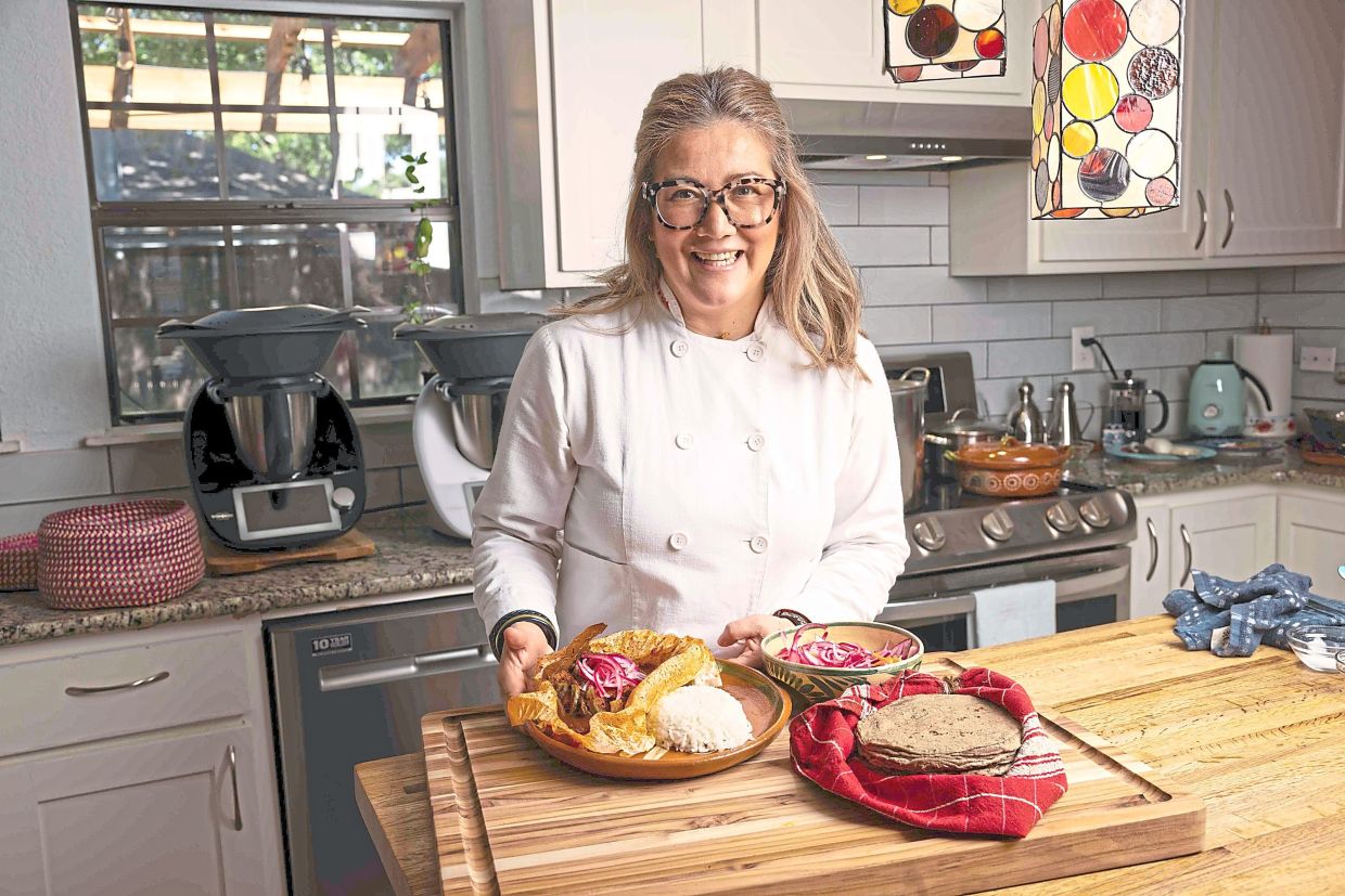 De la Guti learnt to cook traditional Mexican dishes from her grandmother growing up.