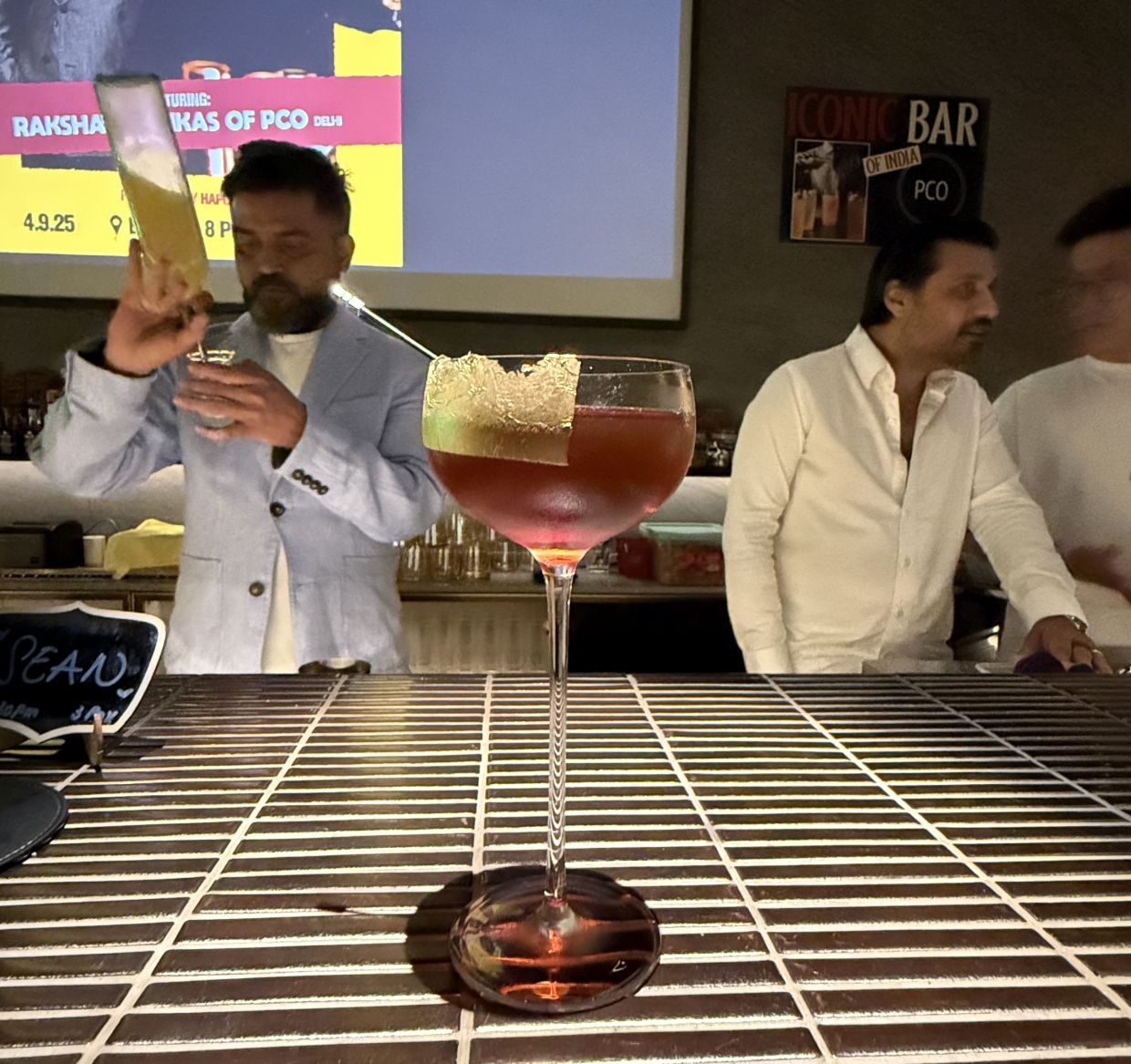 India's PCO bar served up some unique drinks at Biso.