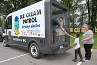 Ice cream trucks help police in the US build trust with the community