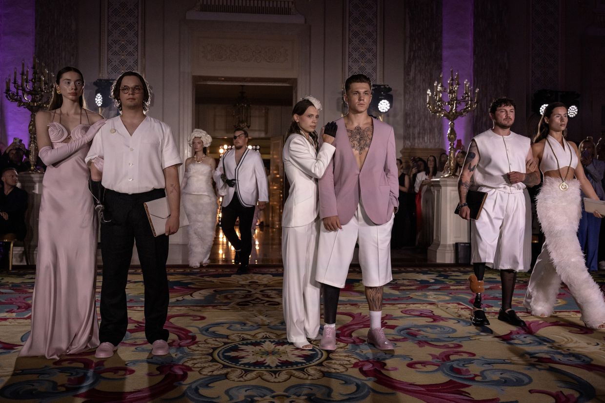 The shows go on: Ukrainian Fashion Week takes place in Kyiv amid a sombre mood