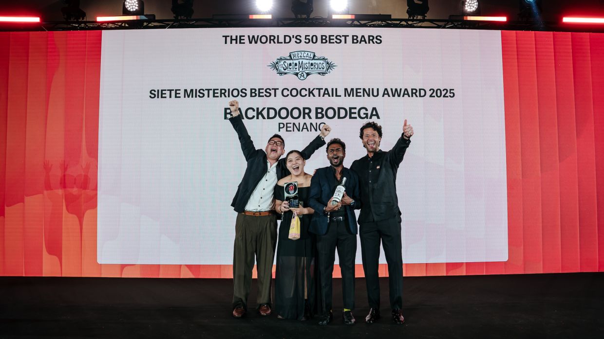 Penang's Backdoor Bodega won the The World's 50 Best Bars 2025 - Siete Misterios Best Cocktail Menu Award. – Handout