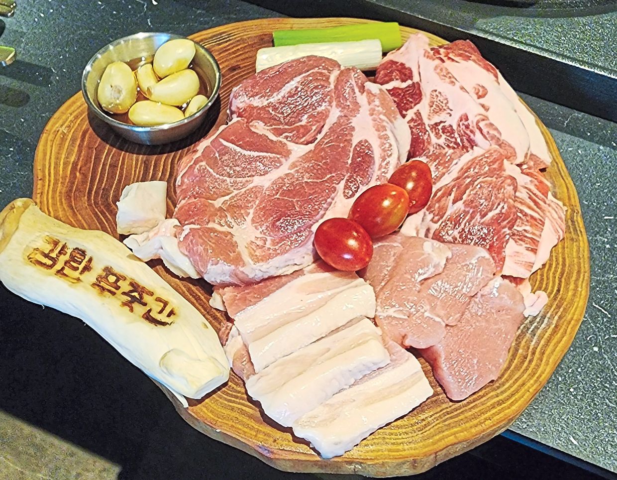 Kim says he chose to focus on premium, rarer cuts of pork for his maiden Korean barbecue restaurant in Kuala Lumpur. — ABIRAMI DURAI/The Star 