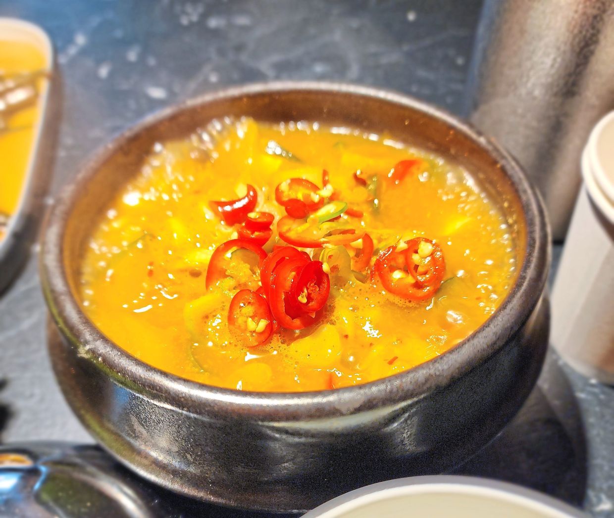 The soybean stew is a tangy temptress whose nourishing qualities are omnipresent. — ABIRAMI DURAI/The Star 