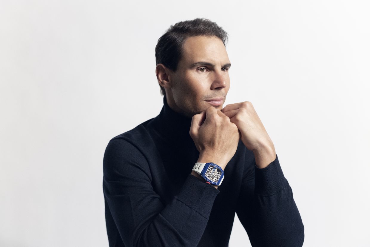 The RM 35-03 Automatic Rafael Nadal is a testament to Richard Mille's commitment to innovative design and athletic elegance.. Photos: Richard Mille