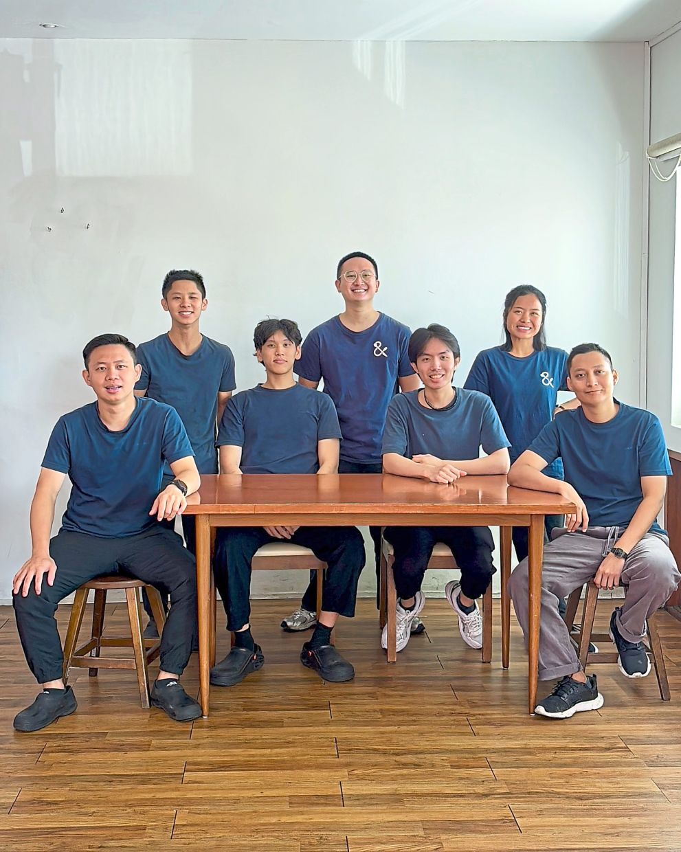The Teahouse Upstairs started out as a staff cook-off and became a two-month pop-up focused on Myanmar cuisine and made up of the members of the winning team as well as other staff members, pictured here.