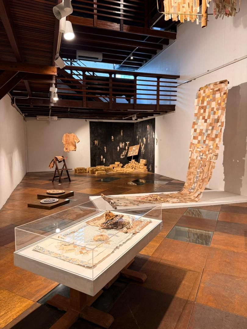 A view of Cheng Yen Pheng's new exhibition 'Salt Of The Land' at Wei-Ling Gallery in Kuala Lumpur. Photo: Wei-Ling Gallery 