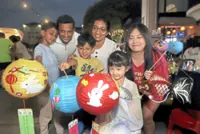Lanterns light up Penang seafront