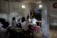 Myanmar air strikes force youth into bunker schools