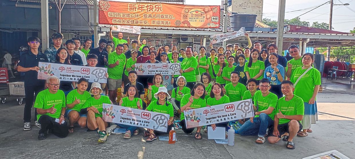 448 Food Bank volunteers give their time and care to assist the needy.