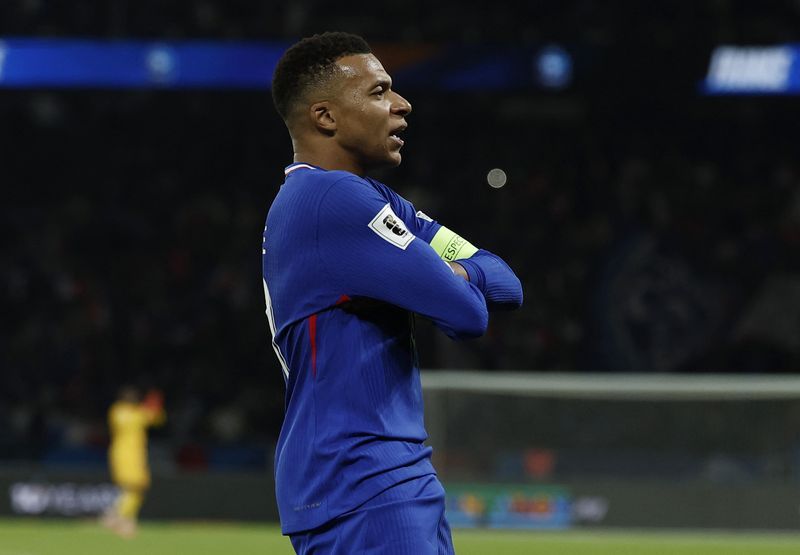 Soccer-Mbappe leads the charge as France beat Azerbaijan 3-0 in qualifier