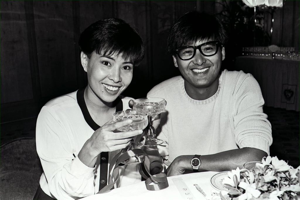 Chow and his wife, Jasmine Tan, in 1988. -- Photo: Chu Ming-hoi / SCMP