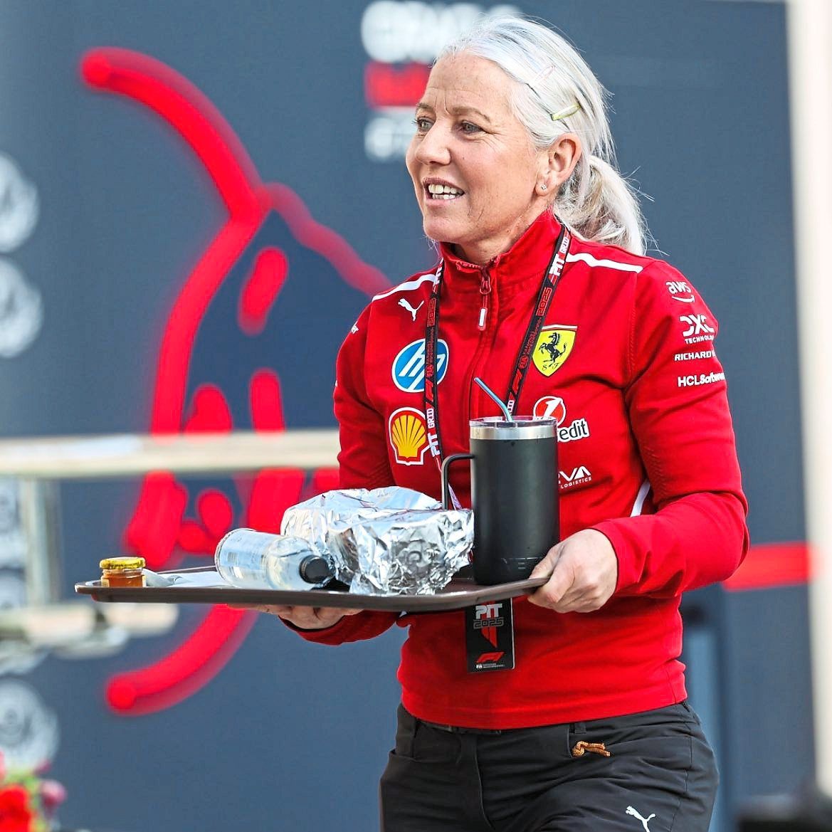 Angela Cullen is the performance coach for Ferrari’s Lewis Hamilton.