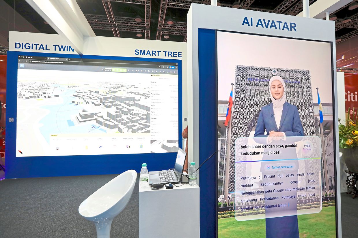 The evolution of smart cities: Malaysia's digital twin initiatives for a sustainable future 2 Putrajaya is developing an AI avatar chatbot to assist city management with data from the urban observatory.