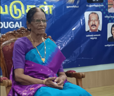 The writer says her mother (pic) is a woman with immense strength, discipline and determination, and she grew up watching her live a life of purpose, integrity and sacrifice.