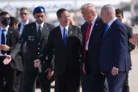 Trump says Gaza war over, Hamas hands over remaining hostages to Red Cross