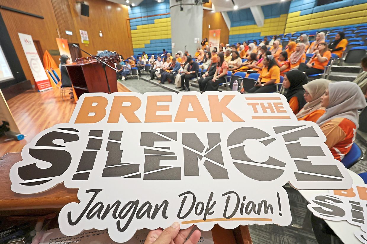 The campaign theme this year was chosen to challenge the culture of silence that allows abuse to continue.