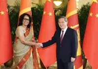 Chinese premier meets Sri Lankan PM